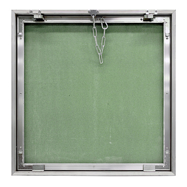 Люк ревизионный под плитку Практика Контур алюминиевый 500х500 мм скрытый нажимной