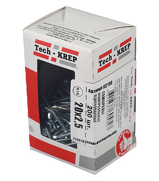 Саморезы универсальные 20x2,5 мм оцинкованные (200 шт.)