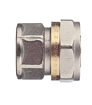 Соединитель прямой 26 обж(ц) х 3/4 ВР(г)