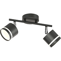 Спот потолочный Schaffner Bajuno GX53 60 Вт 5 кв.м черный IP20 (4735-2 BK)