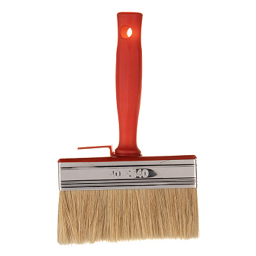 Кисть макловица натуральная щетина пластиковая ручка 140х40 мм для ЛКМ на алкидной основе