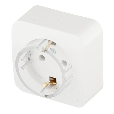 Розетка Systeme Electric Blanca накладная белая компакт (BLNRA110111)