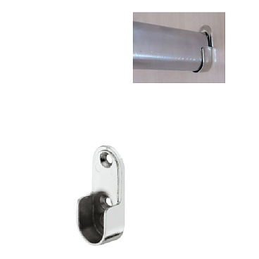 Держатель для трубы к системе Joker 30х15 мм хром (2 шт.)