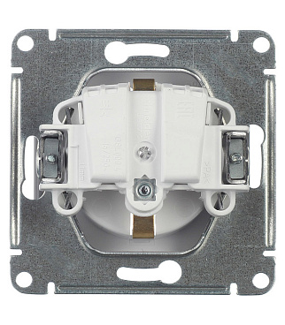Розетка Systeme Electric Glossa встраиваемая белая (GSL000143)