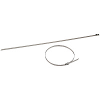 Стяжка кабельная ЭРА 250х4,6 мм нержавеющая сталь серая (50 шт.) (NO-225-236)