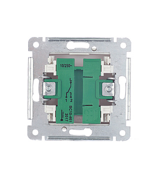 Переключатель Hegel Master одноклавишный встраиваемый белый (ВС10-461)