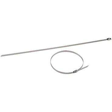 Стяжка кабельная ЭРА 250х4,6 мм нержавеющая сталь серая (50 шт.) (NO-225-236)