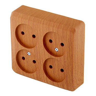 Розетка Systeme Electric Этюд накладная бук (PA16-205T)