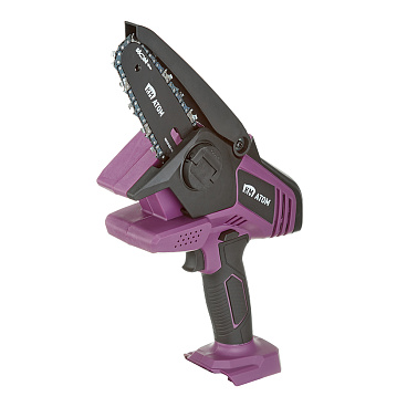 Мини-пила цепная аккумуляторная КМ АТОМ 18 В 4" шаг 1/4" паз 1,1 мм 32 звена без АКБ и ЗУ (CMCS-181)