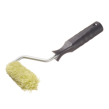 Валик полиакрил 60 мм d15 мм ворс 12 мм для водной основы с ручкой с запасным роликом Hesler Leipzig