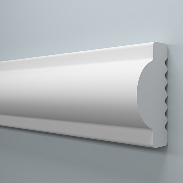 Молдинг из пенополистирола 20х10х2000 мм Плинтэкс M 20/10 белый