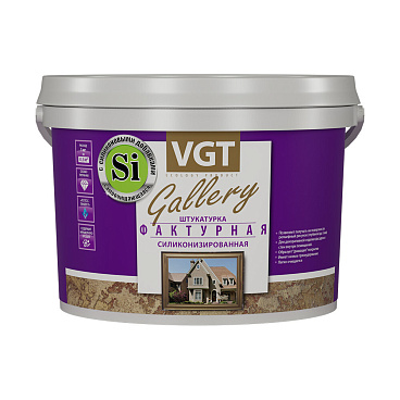 Штукатурка фактурная ВГТ Gallery шуба белая 1,5-2 мм 25 кг