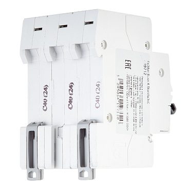 Автоматический выключатель модульный Legrand RX3 3P 40А тип C 4,5 кА 400 В (419712)