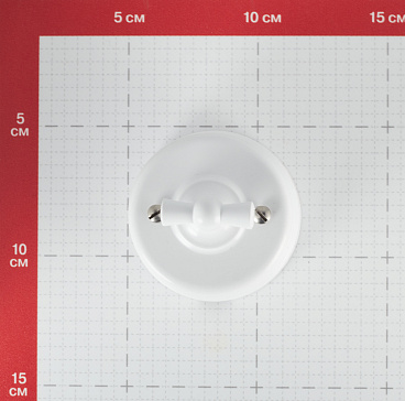 Выключатель Bironi Лизетта одноклавишный накладной белый ретро (B1-201-21)