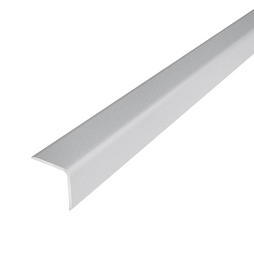 Уголок для плитки матовый скошенный край алюминиевый 2700х20х20 мм муар айс