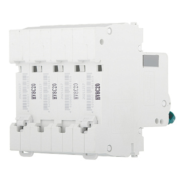 Автоматический выключатель модульный Dekraft BA-101 4Р 20А тип C 4,5 кА 230/400 В (11091DEK)