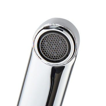 Смеситель для ванны Lavelly White Modern хром/белый однорычажный с длинным изливом с лейкой (623748)