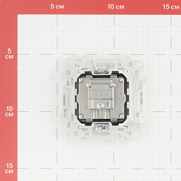Розетка телевизионная Simon 24 Harmonie встраиваемая белая TV/ SAT (2410487-030)