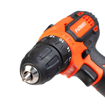 Дрель-шуруповерт аккумуляторная Patriot BR 119LI 12 В 2 Ач Li-Ion 2 АКБ и ЗУ (180301119)