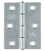 Петля карточная универсальная неразъемная 40х50 мм цинк