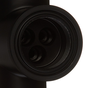 Смеситель для кухни Corsa Deco Prime черный с высоким изливом с подключением к фильтру однорычажный (966385)