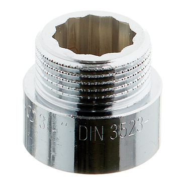 Удлинитель Stout 15 мм 3/4 ВР(г) х 3/4 НР(ш) хром латунный (SFT-0002-003415)