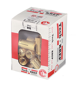 Анкер для бетона 16х40 мм латунный (25 шт.)