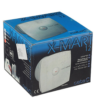 Вентилятор осевой Cata X-Mart 12 170х170 мм d120 мм слоновая кость