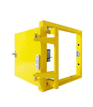 Люк ревизионный под плитку Практика стальной 400х500 мм скрытый