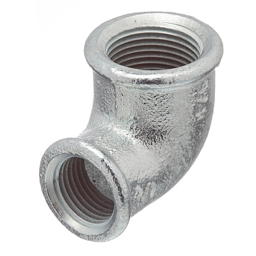 Угол переходный Gebo Platinum (90-22V) 3/4 ВР(г) х 1/2 ВР(г) чугунный оцинкованный