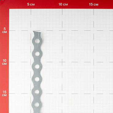 Лента крепежная перфорированная волнистая 17х0,5 мм 25 м