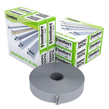 Лента вибродемпфирующая SoundGuard самоклеящаяся 50х4 мм 12 м