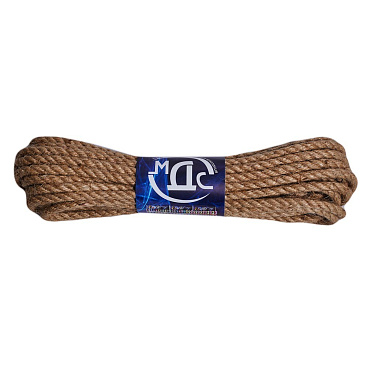 Канат крученый джутовый 3 пряди d8 мм 10 м МДС