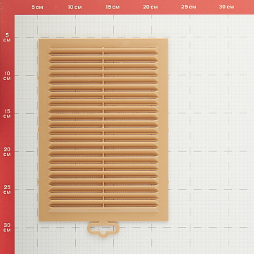 Решетка вентиляционная пластиковая приточно-вытяжная Era С 170х240 мм с сеткой бежевая