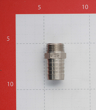 Штуцер Valtec для присоединения шланга 1/2 НР(ш) х 20 мм латунный (VTr.650.N.0420)