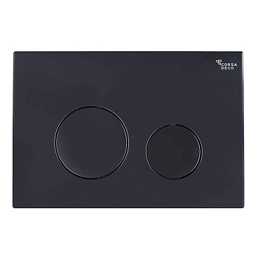 Клавиша смыва для инсталляций Corsa Deco CX черная матовая (FBCXB)