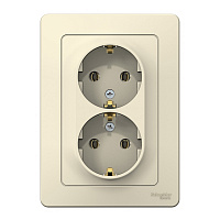 Розетка Systeme Electric Blanca встраиваемая молочная (BLNRS001022)