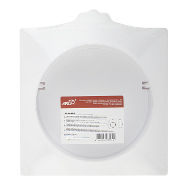 Соединитель для круглых воздуховодов ERA с накладной пластиной с обратным клапаном пластиковый d150 мм