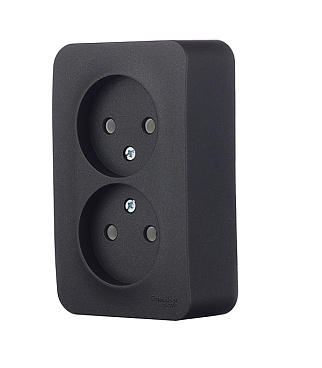 Розетка Systeme Electric Blanca накладная антрацит (BLNRA000216)