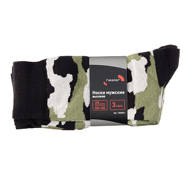 Носки мужские Hesler кардная пряжа 44-46 камуфляж (3 пары)