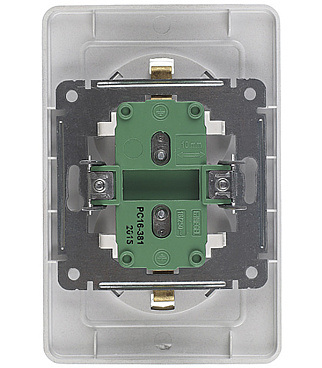 Розетка Hegel Master встраиваемая серебро (РС16-381-06)