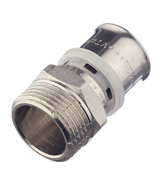 Соединитель прямой VALTEC (VTm.201.N.002606) 26(пресс) х 1 НР(ш)