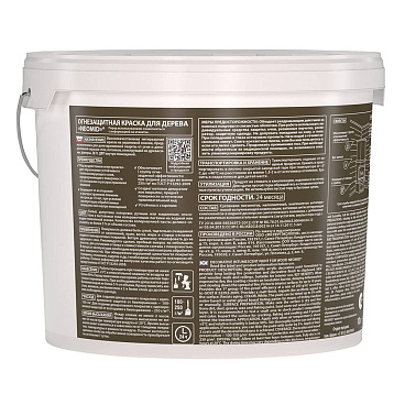 Краска Neomid по дереву огнезащитная интерьерная белая 10 л