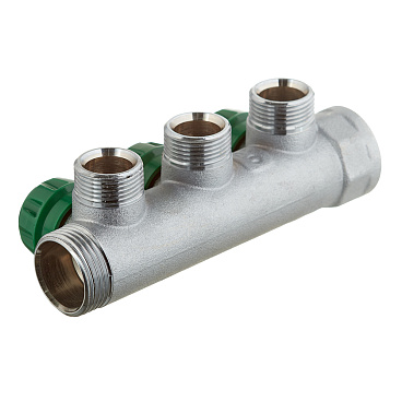 Коллектор Stout 1 ВР(г) х 3 выхода 3/4(ЕК) х 1 НР(ш) регулирующий (SMB-6850-013403)