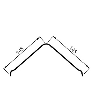 Щипец Ондулин зеленый 1 м