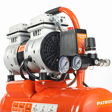 Компрессор безмасляный Patriot WO 10-120 10 л 0,65 кВт (525306370)