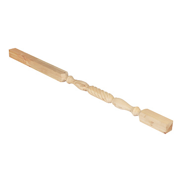 Столб-колонна 100х100х2500 мм Витая сорт АВ клееный