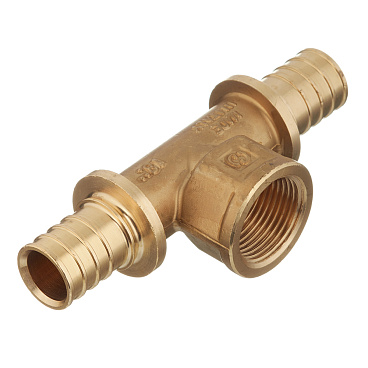 Тройник Stout 25 мм х 3/4 ВР(г) х 25 мм латунный (SFA-0028-002534)