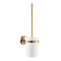 Ершик для унитаза Fora Real подвесной керамика/металл бронза (FOR-RE020/800)