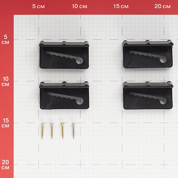 Набор для монтажа накладных моек Ukinox КНМБ (4 шт.) (КНМБ)